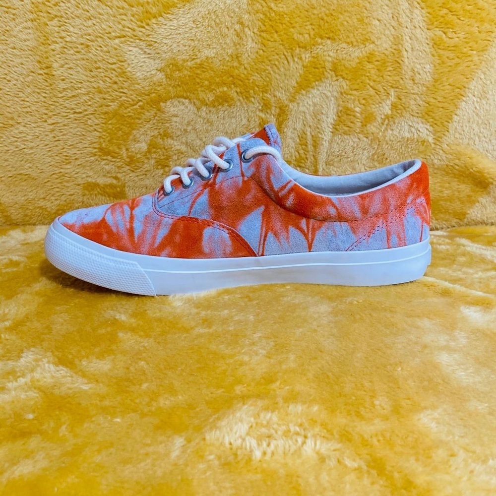 Polo Ralph Lauren Harpoon Orange Tie Dye Sneaker - Picture 3 of 6
